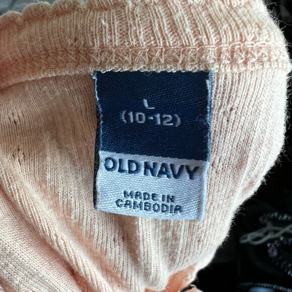 Peach Ribbed Baby Tee Crop Top Cottagecore Minimalist Soft Girl Small - Picture 3 of 7